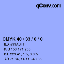 Color code: CMYK 40 / 33 / 0 / 0 | qconv.com