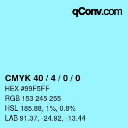 Color code: CMYK 40 / 4 / 0 / 0 | qconv.com