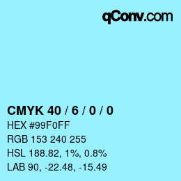 Color code: CMYK 40 / 6 / 0 / 0 | qconv.com