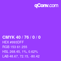 Color code: CMYK 40 / 76 / 0 / 0 | qconv.com