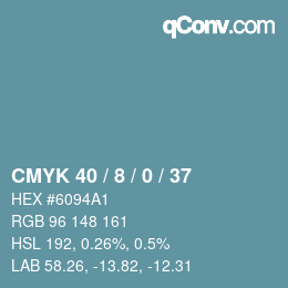 Color code: CMYK 40 / 8 / 0 / 37 | qconv.com