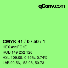 Color code: CMYK 41 / 0 / 50 / 1 | qconv.com