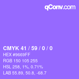 Color code: CMYK 41 / 59 / 0 / 0 | qconv.com