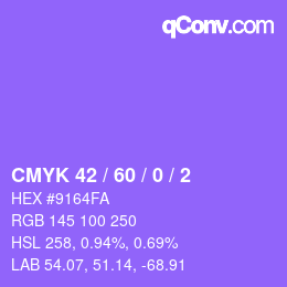 Color code: CMYK 42 / 60 / 0 / 2 | qconv.com