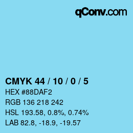 Color code: CMYK 44 / 10 / 0 / 5 | qconv.com