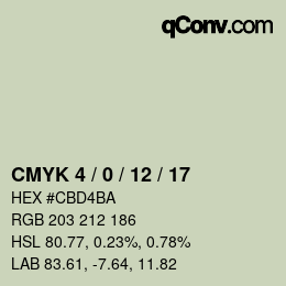 Color code: CMYK 4 / 0 / 12 / 17 | qconv.com