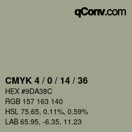 Color code: CMYK 4 / 0 / 14 / 36 | qconv.com