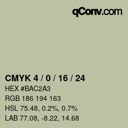 Color code: CMYK 4 / 0 / 16 / 24 | qconv.com