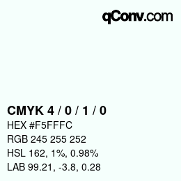 Color code: CMYK 4 / 0 / 1 / 0 | qconv.com