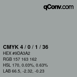 Color code: CMYK 4 / 0 / 1 / 36 | qconv.com