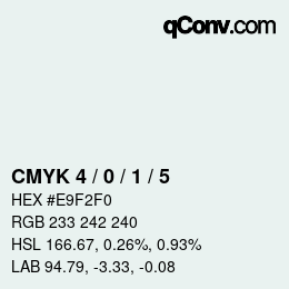 Color code: CMYK 4 / 0 / 1 / 5 | qconv.com