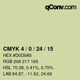カラーコード: CMYK 4 / 0 / 24 / 15 | qconv.com