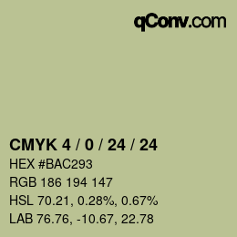 Color code: CMYK 4 / 0 / 24 / 24 | qconv.com