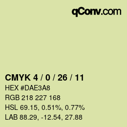 カラーコード: CMYK 4 / 0 / 26 / 11 | qconv.com