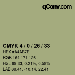 Color code: CMYK 4 / 0 / 26 / 33 | qconv.com