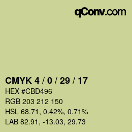 Color code: CMYK 4 / 0 / 29 / 17 | qconv.com