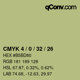 カラーコード: CMYK 4 / 0 / 32 / 26 | qconv.com