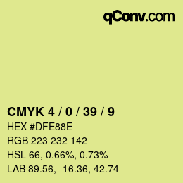 Color code: CMYK 4 / 0 / 39 / 9 | qconv.com