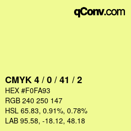 Color code: CMYK 4 / 0 / 41 / 2 | qconv.com