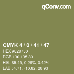 Color code: CMYK 4 / 0 / 41 / 47 | qconv.com