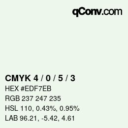 Color code: CMYK 4 / 0 / 5 / 3 | qconv.com