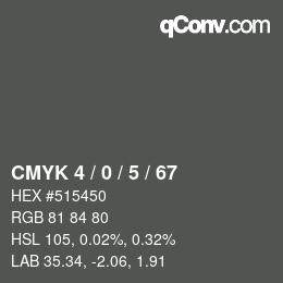 Color code: CMYK 4 / 0 / 5 / 67 | qconv.com