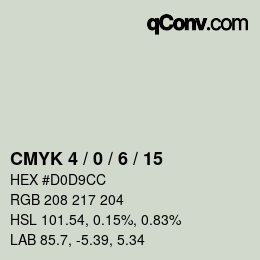 Color code: CMYK 4 / 0 / 6 / 15 | qconv.com