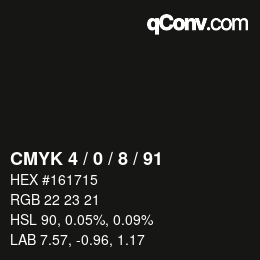 Color code: CMYK 4 / 0 / 8 / 91 | qconv.com