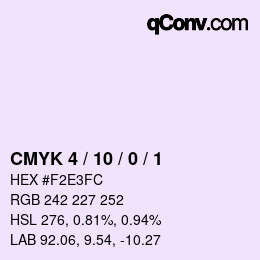 Color code: CMYK 4 / 10 / 0 / 1 | qconv.com