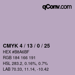 Color code: CMYK 4 / 13 / 0 / 25 | qconv.com