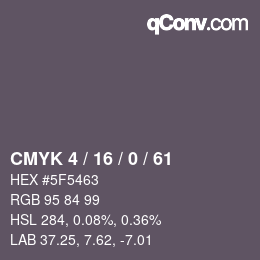 Color code: CMYK 4 / 16 / 0 / 61 | qconv.com