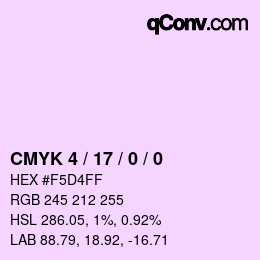 Color code: CMYK 4 / 17 / 0 / 0 | qconv.com