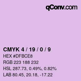 Color code: CMYK 4 / 19 / 0 / 9 | qconv.com