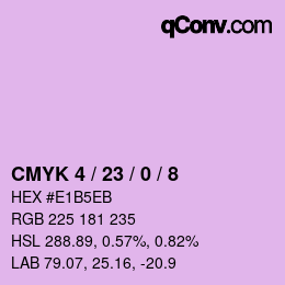 Color code: CMYK 4 / 23 / 0 / 8 | qconv.com