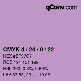 Color code: CMYK 4 / 24 / 0 / 22 | qconv.com