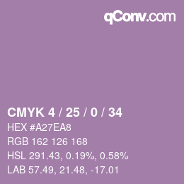 Color code: CMYK 4 / 25 / 0 / 34 | qconv.com