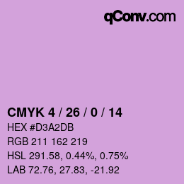 Color code: CMYK 4 / 26 / 0 / 14 | qconv.com