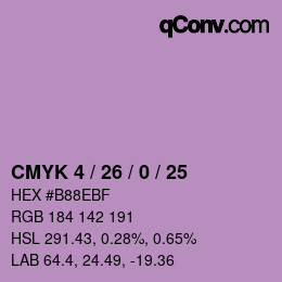 カラーコード: CMYK 4 / 26 / 0 / 25 | qconv.com