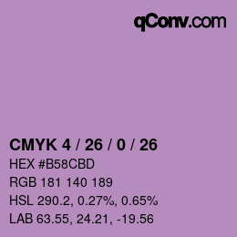 Color code: CMYK 4 / 26 / 0 / 26 | qconv.com