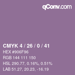 Farbcode: CMYK 4 / 26 / 0 / 41 | qconv.com