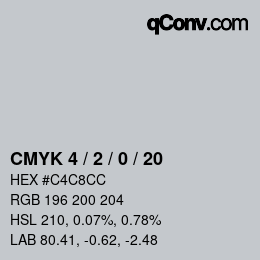 Color code: CMYK 4 / 2 / 0 / 20 | qconv.com