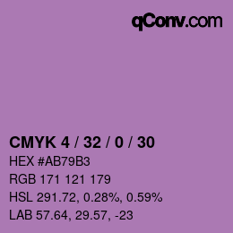 Color code: CMYK 4 / 32 / 0 / 30 | qconv.com