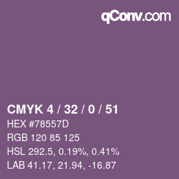 Color code: CMYK 4 / 32 / 0 / 51 | qconv.com