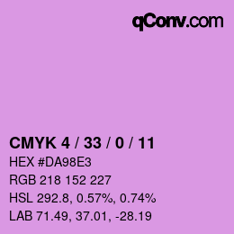 Color code: CMYK 4 / 33 / 0 / 11 | qconv.com