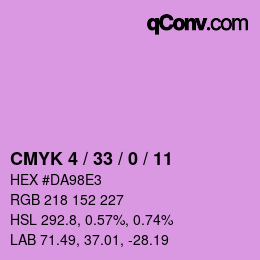 Color code: CMYK 4 / 33 / 0 / 11 | qconv.com