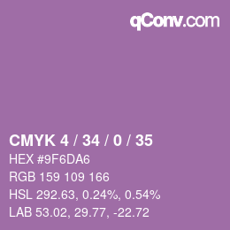カラーコード: CMYK 4 / 34 / 0 / 35 | qconv.com