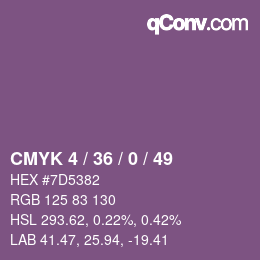 Farbcode: CMYK 4 / 36 / 0 / 49 | qconv.com