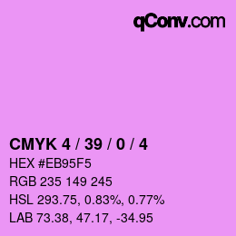 Color code: CMYK 4 / 39 / 0 / 4 | qconv.com