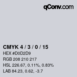 Color code: CMYK 4 / 3 / 0 / 15 | qconv.com