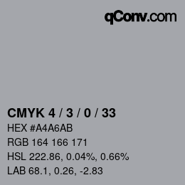 Color code: CMYK 4 / 3 / 0 / 33 | qconv.com